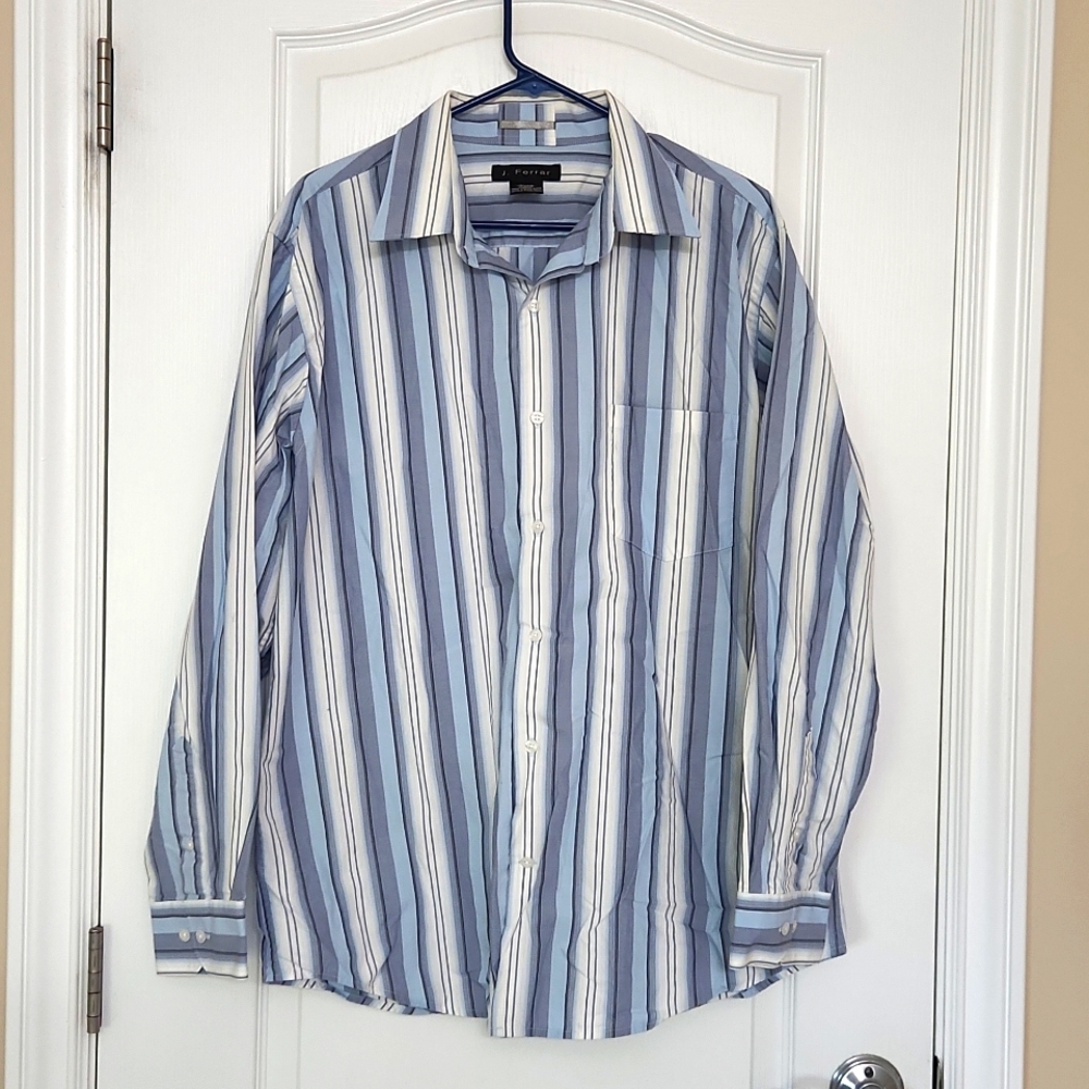 J. Ferrar men's dress shirt, sz XL